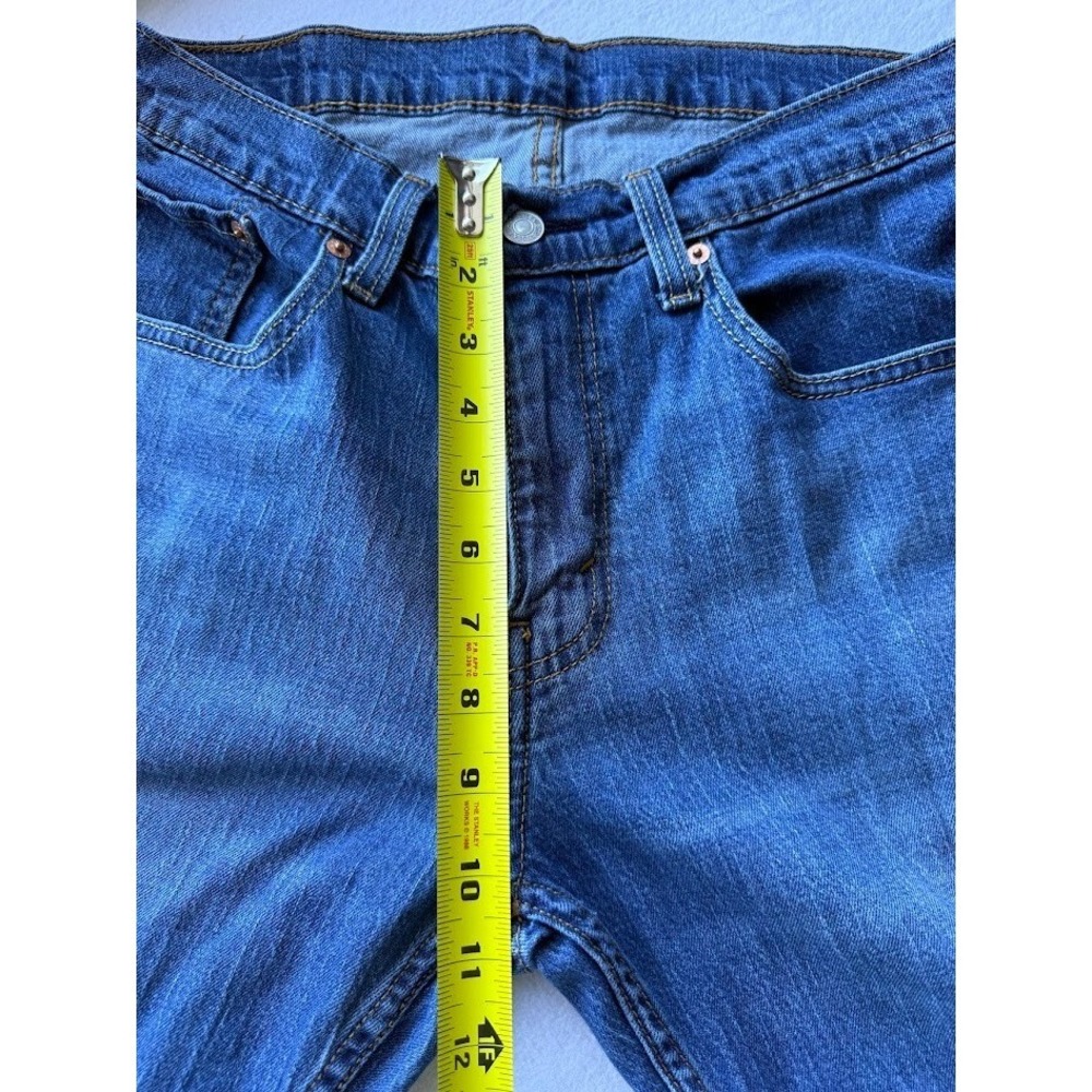 Levi's 559 Jeans Men 32X30 Blue Demin Relaxed‎ Fit Straight Leg Cowboy - Picture 9 of 15